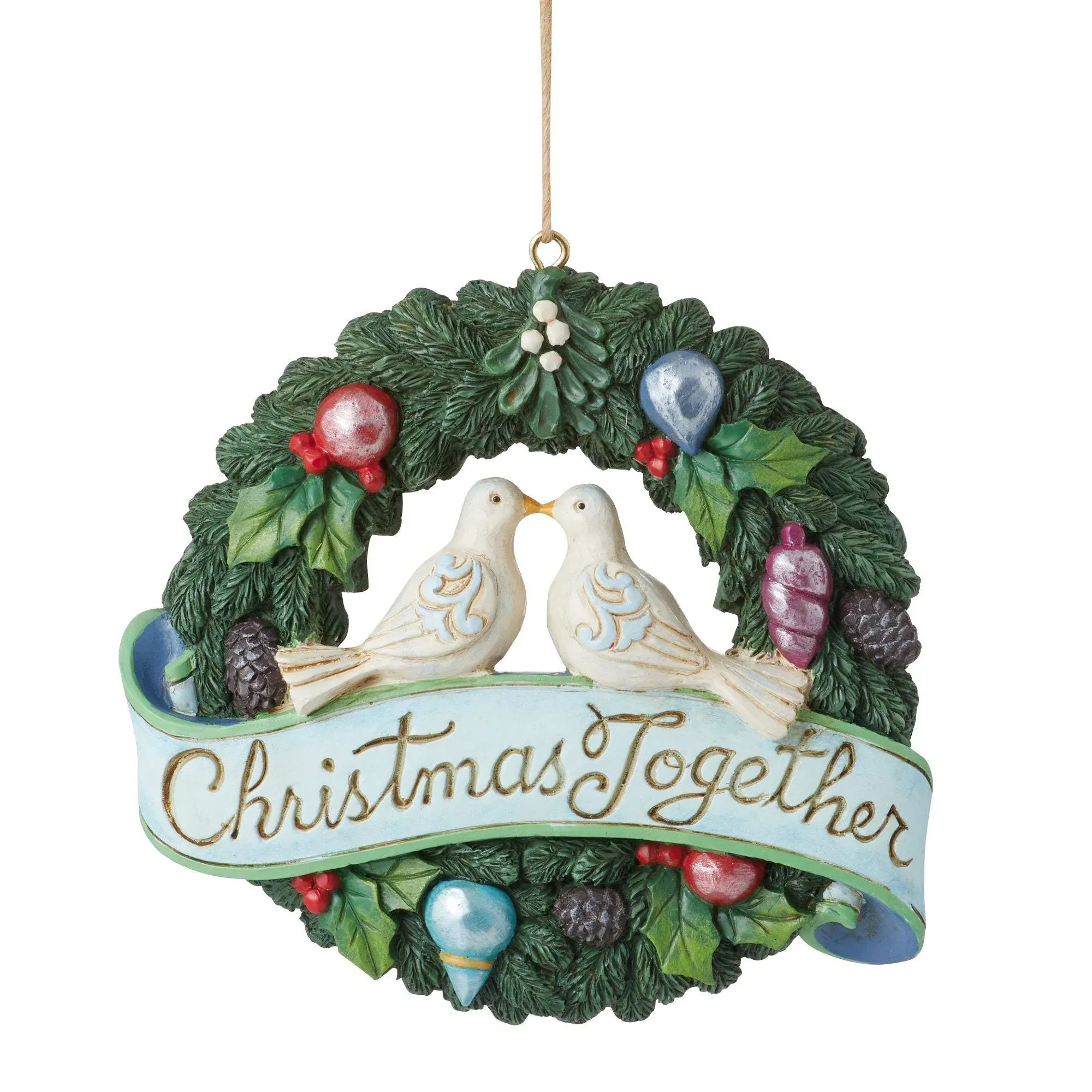 Christmas Together Wreath H/O Jim Shore Heartwood Creek