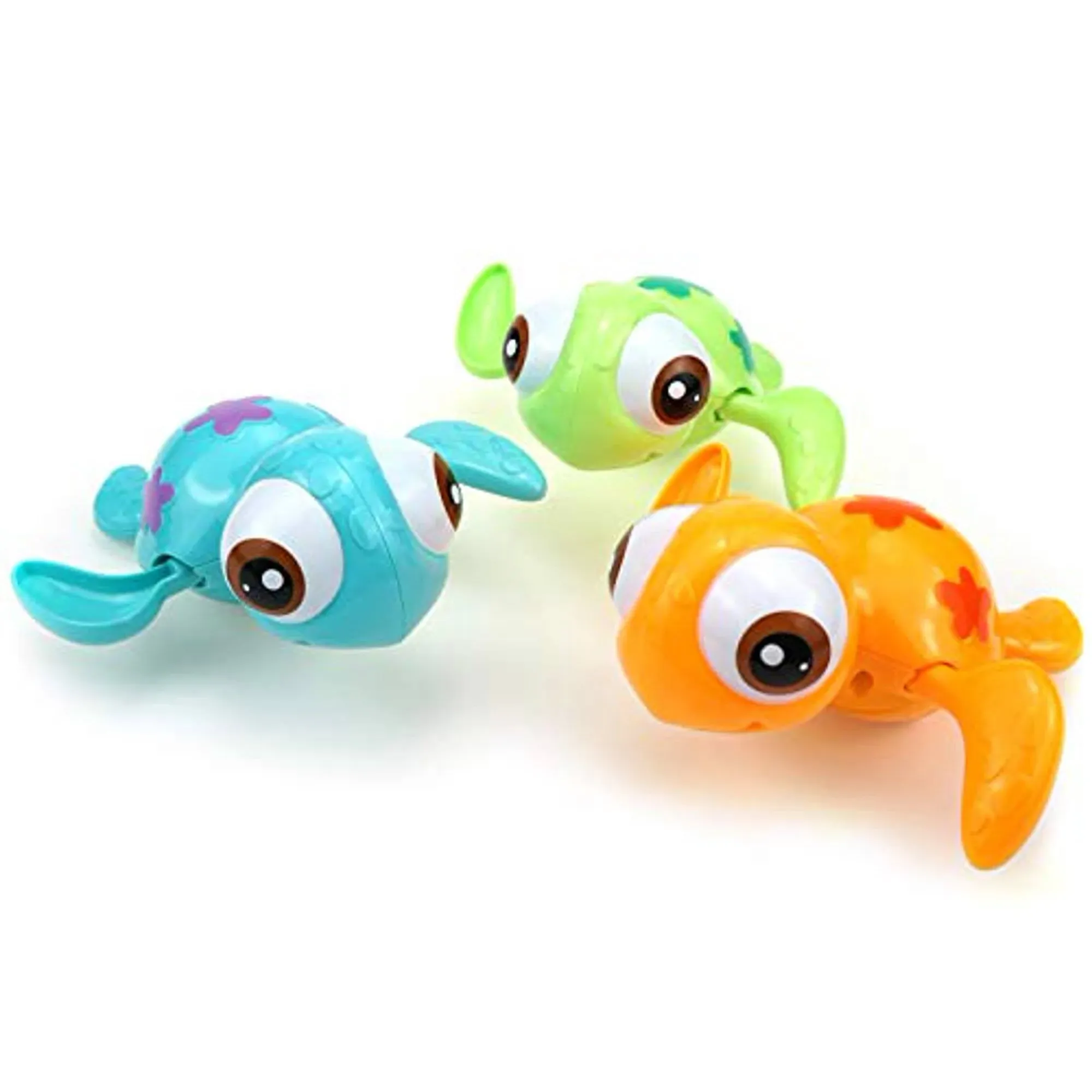 Duckboxx XX Bath Toys Wind Up Swimming Sea Turtles for Toddlers, Babies (3pcs)