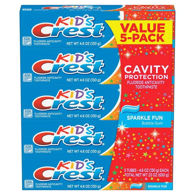 Crest Kids Cavity Protection Toothpaste Sparkle Fun