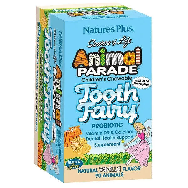 Natures Plus Animal Parade Tooth Fairy 90 Chewable Tablets