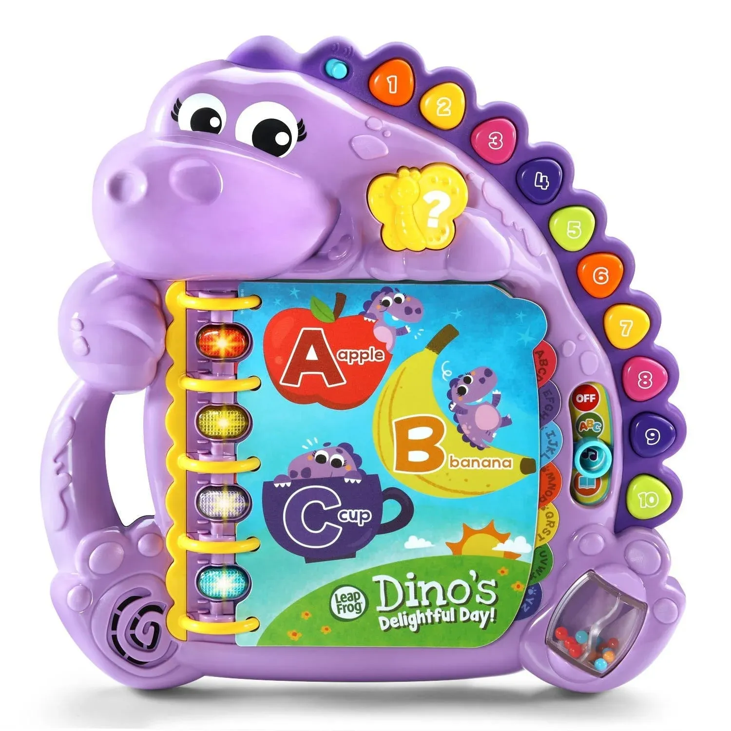 Leapfrog Dinos Delightful Day Alphabet Book Exclusive, Purple