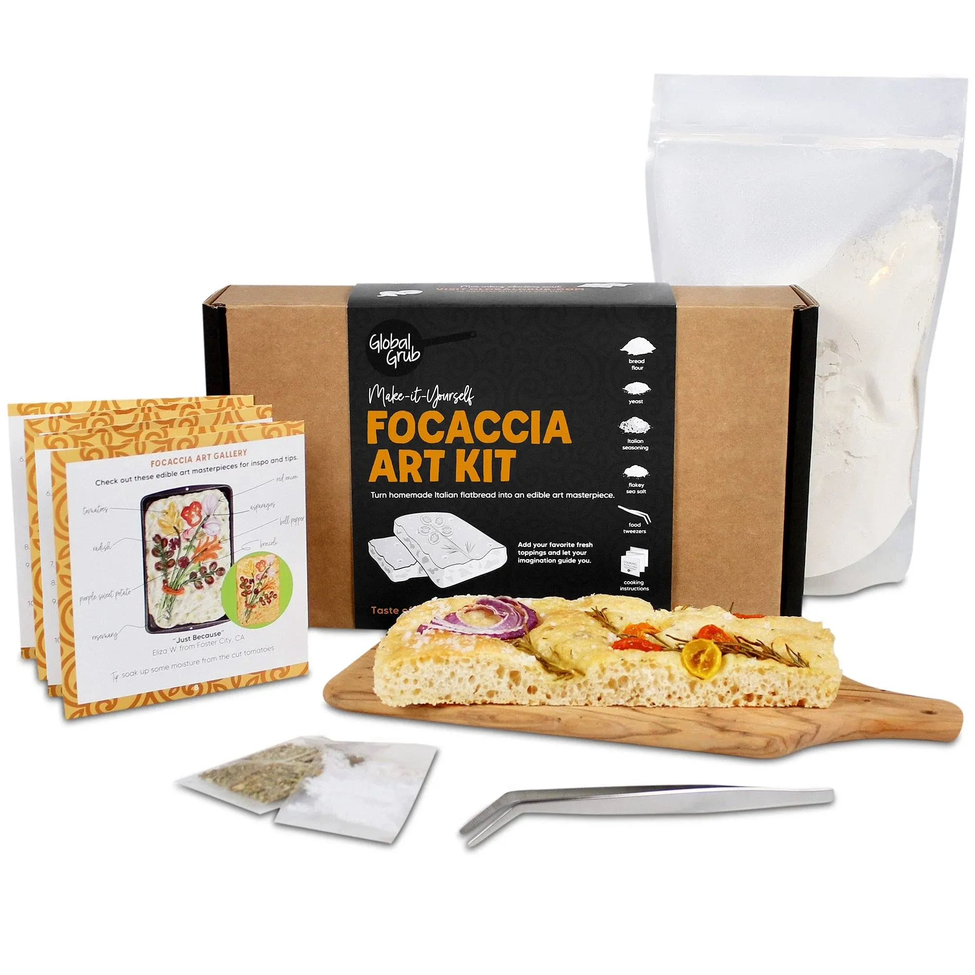 Focaccia Art Kit | Make Edible Bread Art