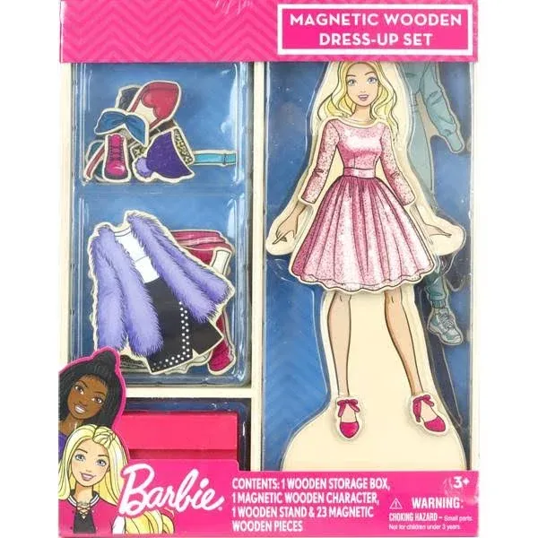 Barbie Magnetic Wooden Dress Up