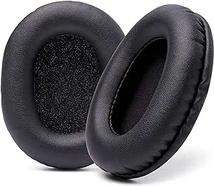 WC Wicked Cushions Replacement Ear Pads for Sony MDR 7506 | Softer Leather, Luxurious Memory Foam, Unmatched Durability | Compatible with MDR 7506 / MDR V6 / MDR CD900ST (Black)