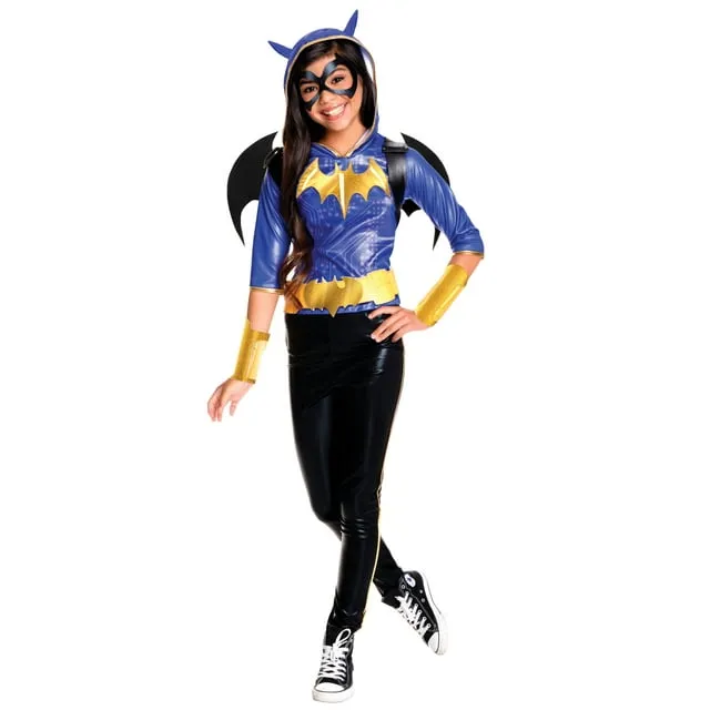 "Girl's Deluxe Batgirl Halloween Costume - Large"