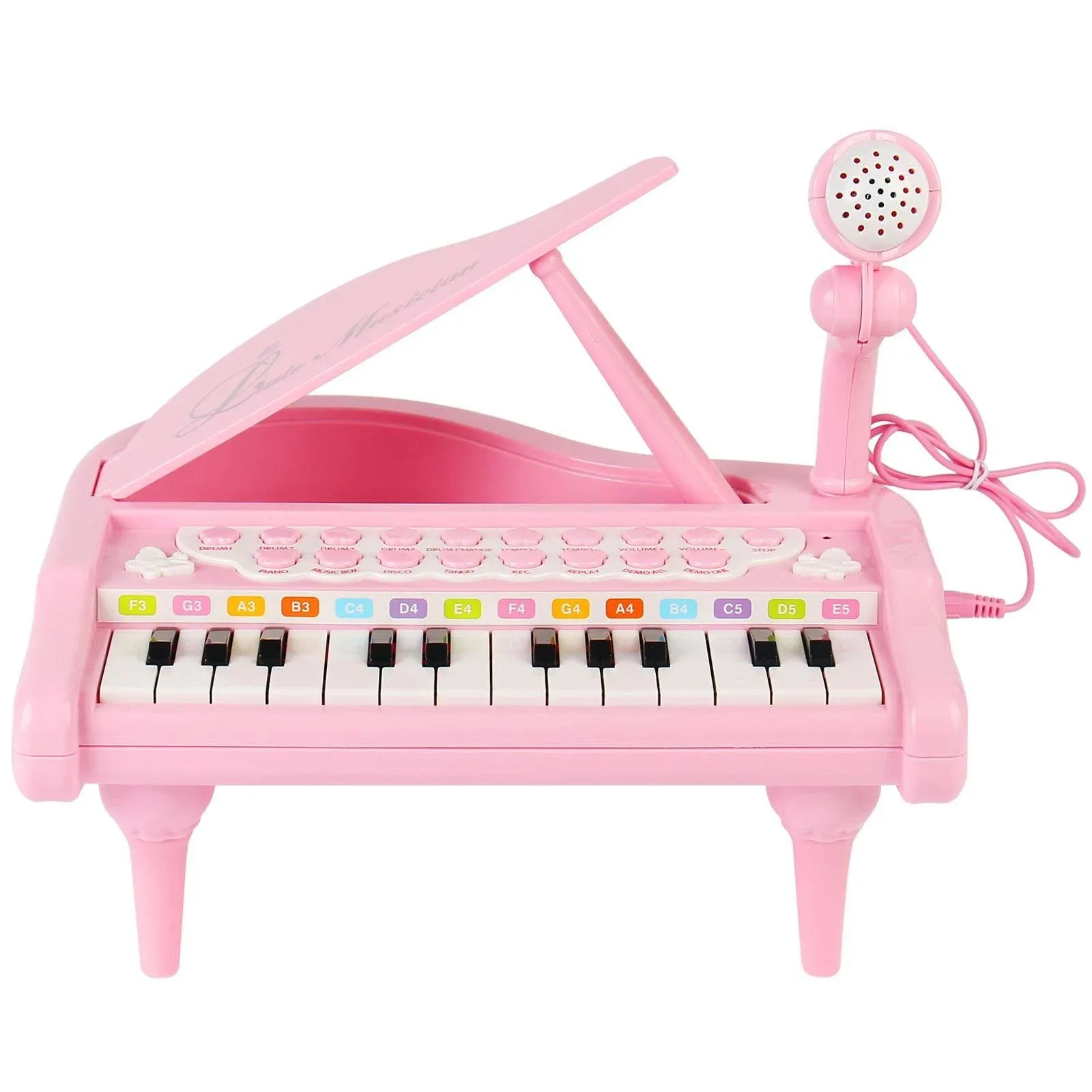 Conomus Piano Keyboard Toy for Kids, 1 2 3 4 Year Old Girls First Birthday Gift 