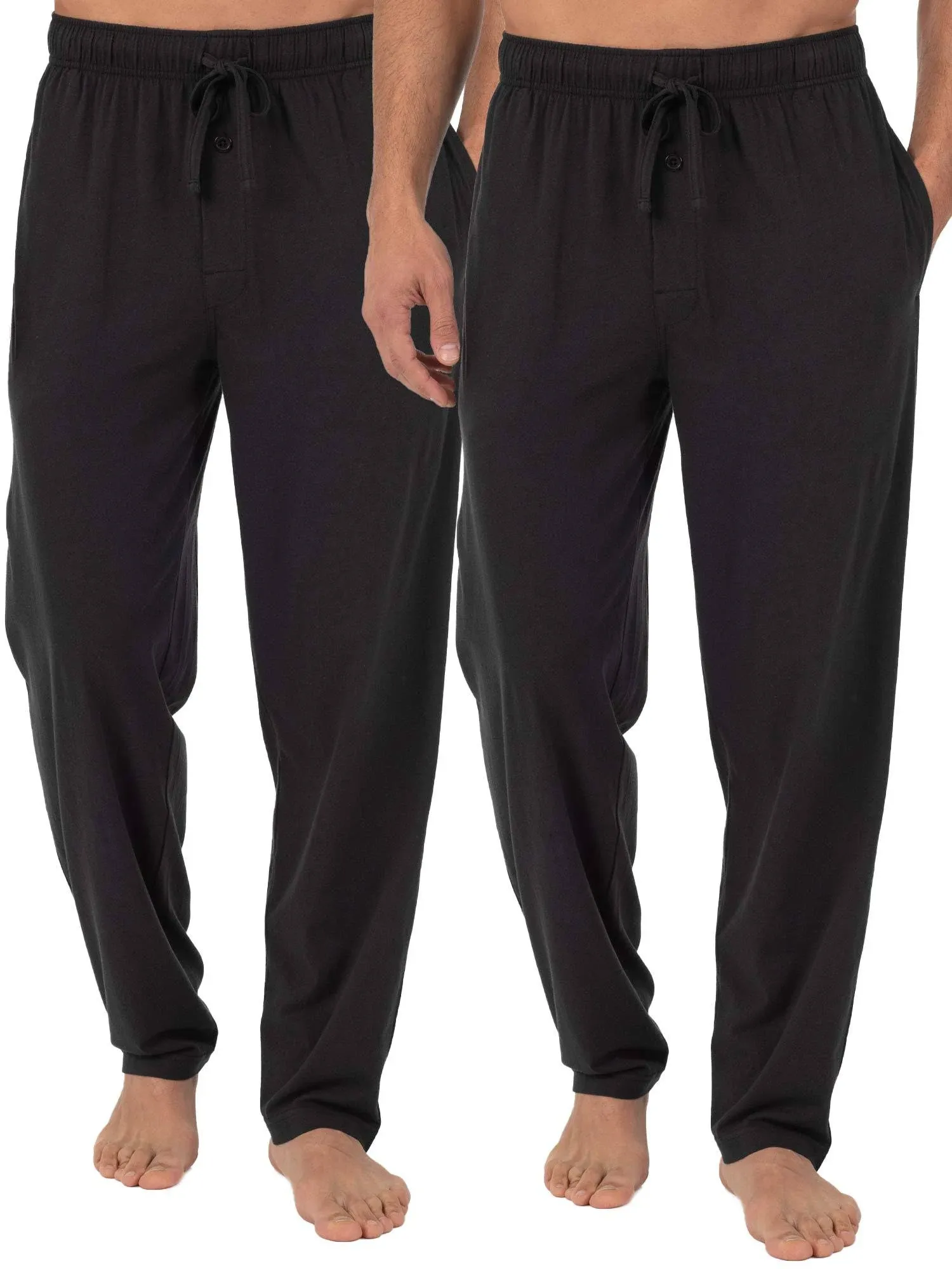 Fruit of the Loom Men's Extended Sizes Jersey Knit Sleep Pant