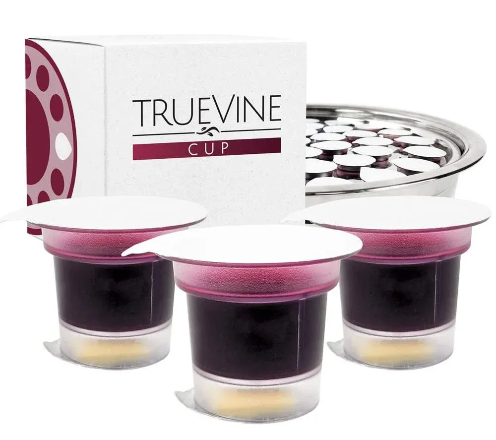 TrueVine Top & Bottom Communion Cups and Wafer Set