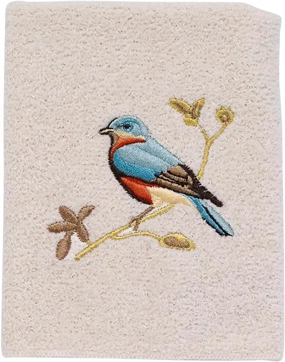 Avanti Gilded Birds Washcloth