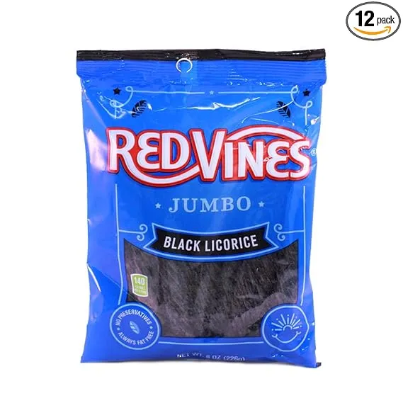 Red Vines Black Jumbo Licorice Twists