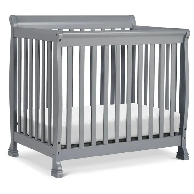 DaVinci Kalani 4-in-1 Convertible Mini Crib in Ebony