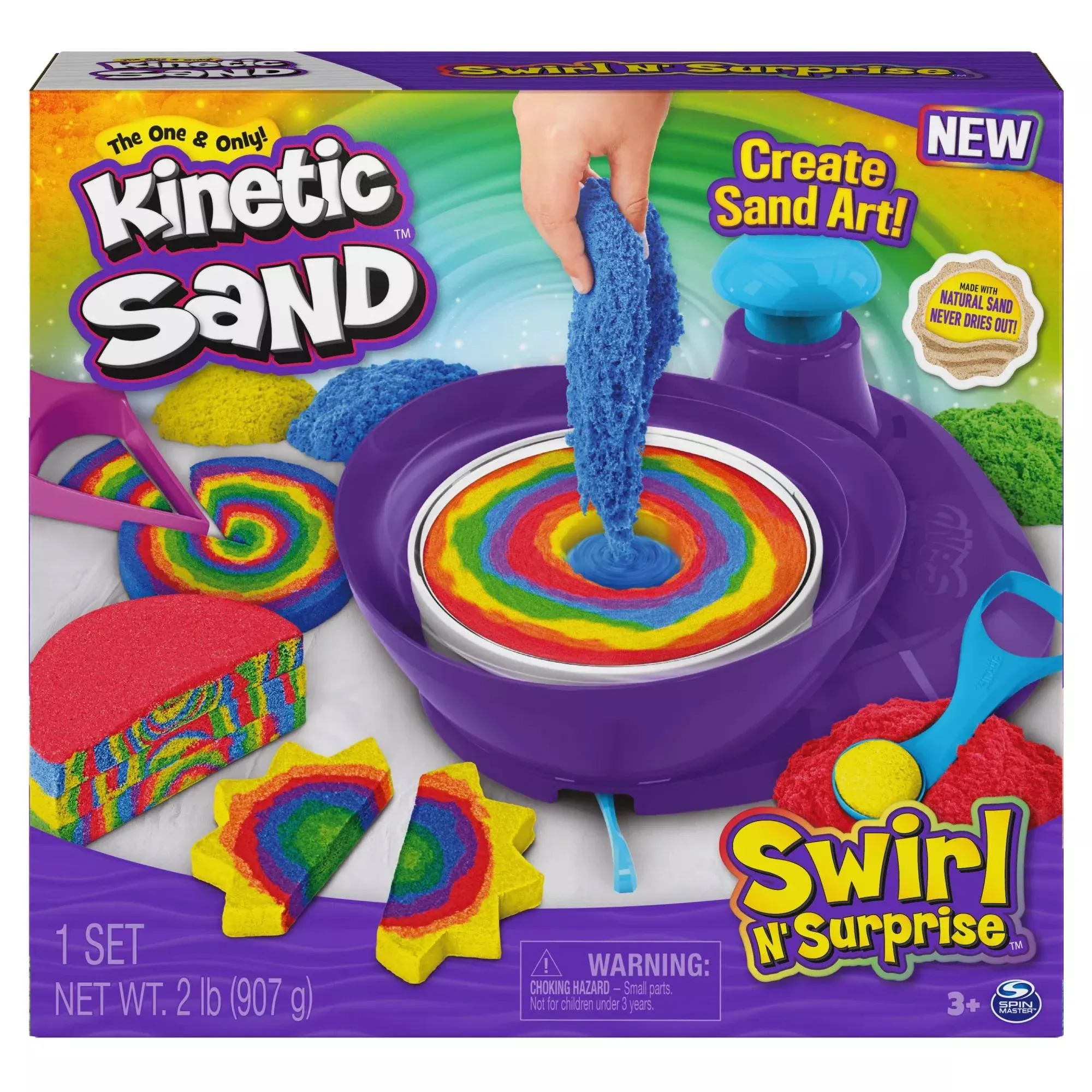 Kinetic Sand Swirl N' Surprise Playset