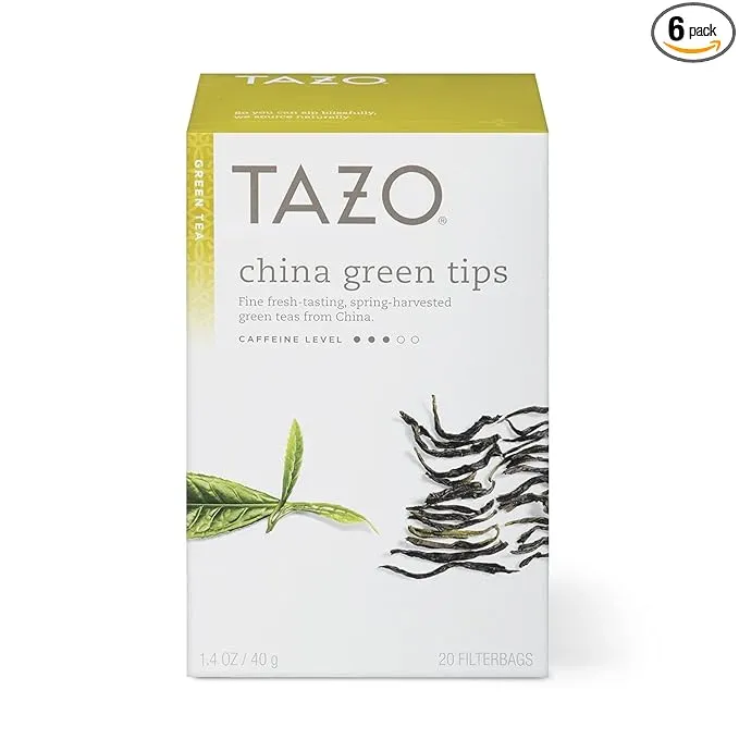 Tazo China Tips Green Tea - 6 per case.