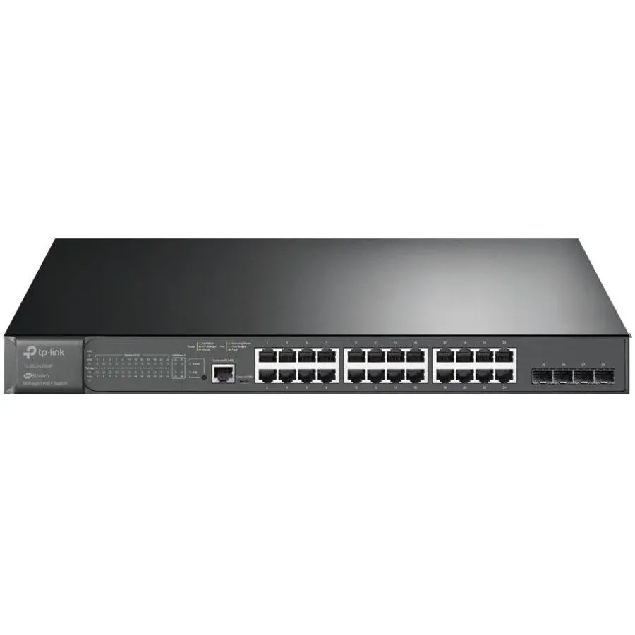 TP-Link TL-SG3428MP Jetstream 28-Port Gigabit L2 Managed Switch with 24-Port PoE+