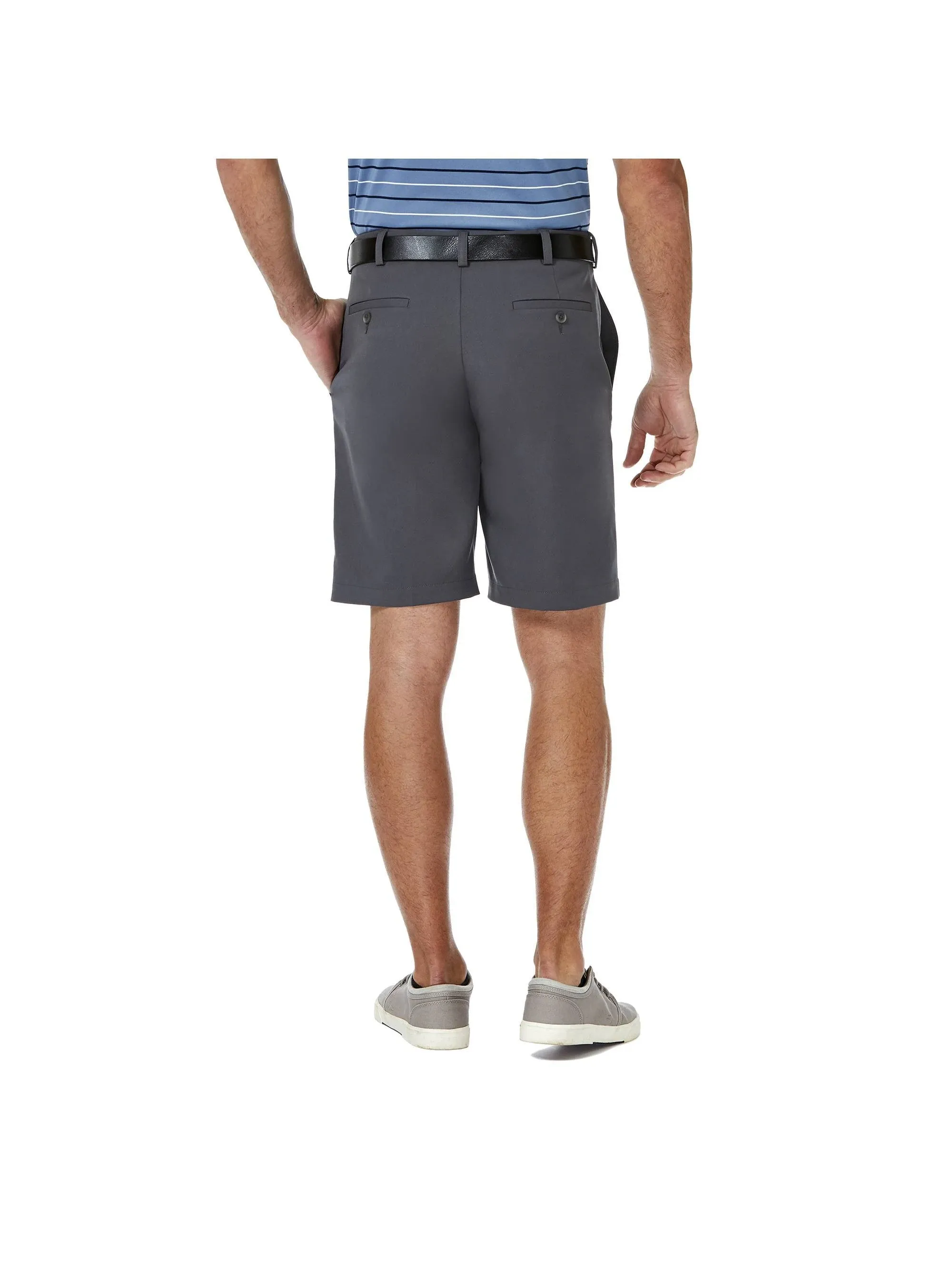 Haggar Men's Cool 18 Pro Straight Fit Flat Front