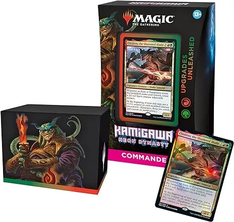 Magic: The Gathering Kamigawa: Neon Dynasty Commander Deck – Upgrades Unleashed (Red-Green)