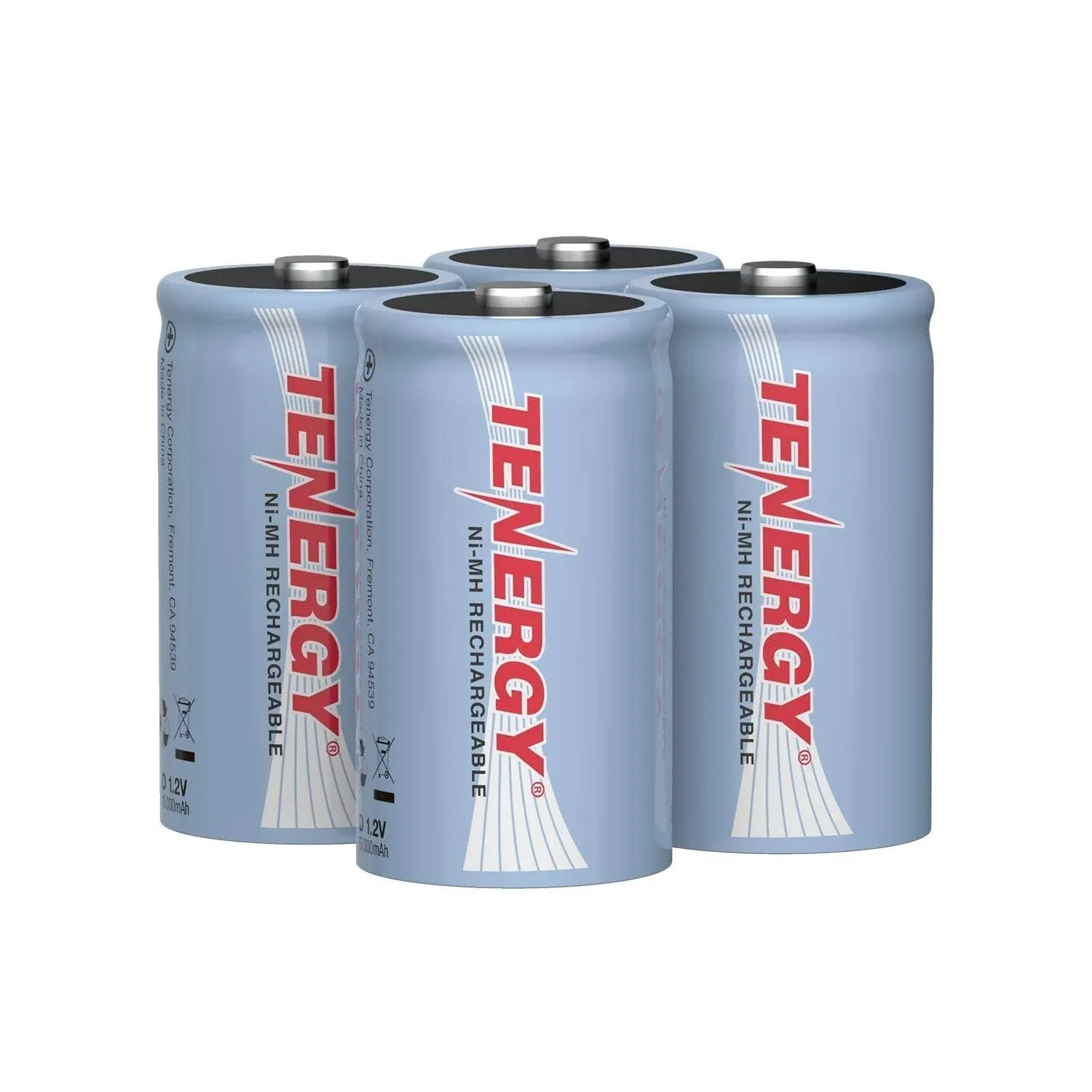 D Tenergy NiMH Rechargeable Battery