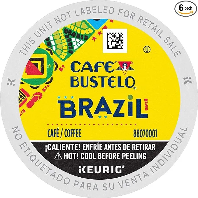 Café Bustelo Brazil Dark Roast Coffee Keurig K-Cup Pods