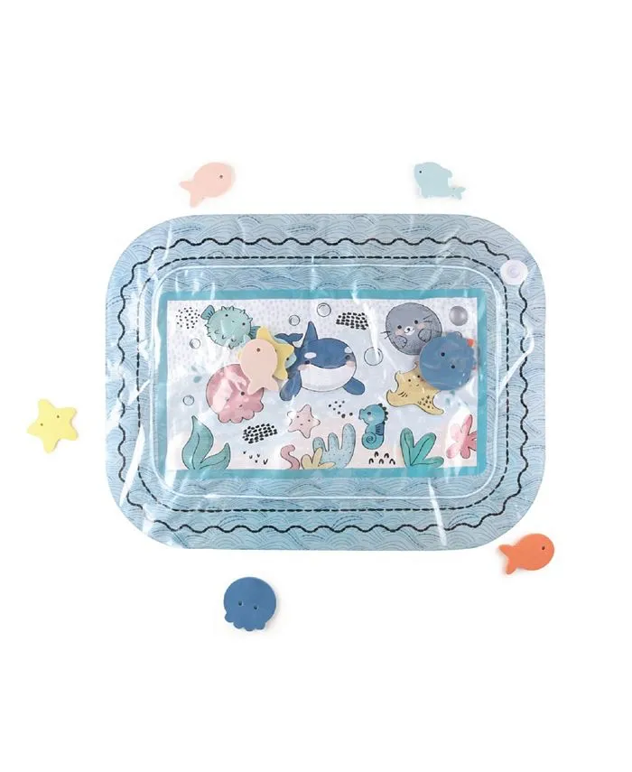 Tummy Time Water Play Mat for Babies, Sea Life