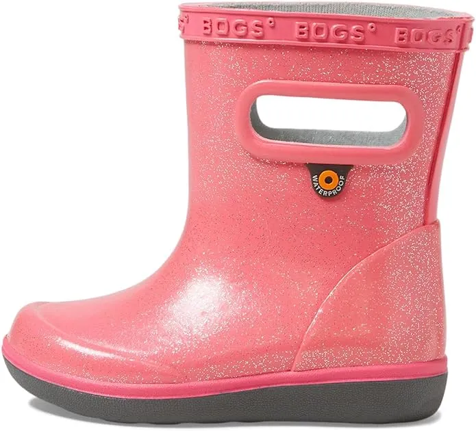 Bogs Kids' Skipper II Glitter Boots 8 Pink