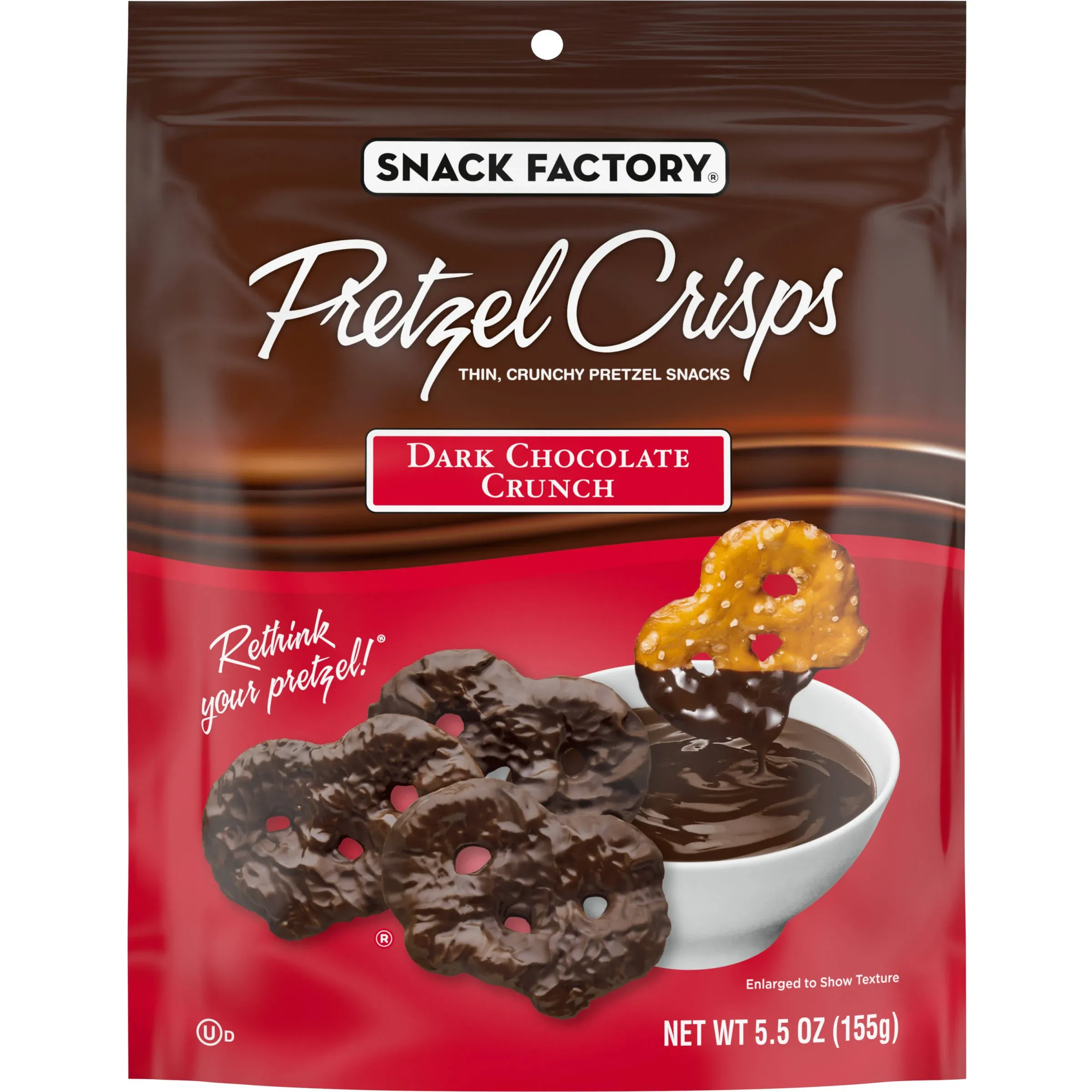 Snack Factory Pretzel Crisps Dark Chocolate