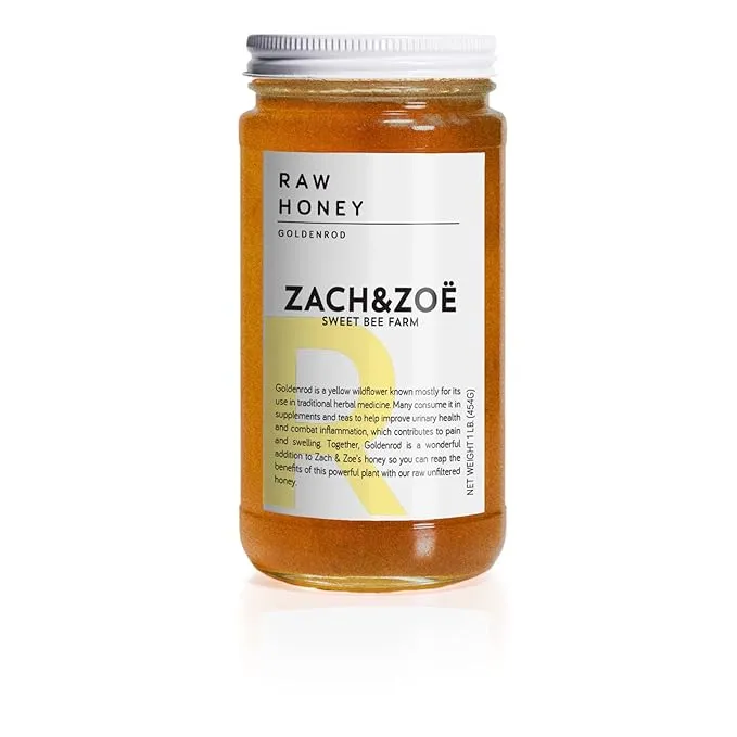 Zach & Zoe Sweet Bee Farm Unfiltered Raw Honey