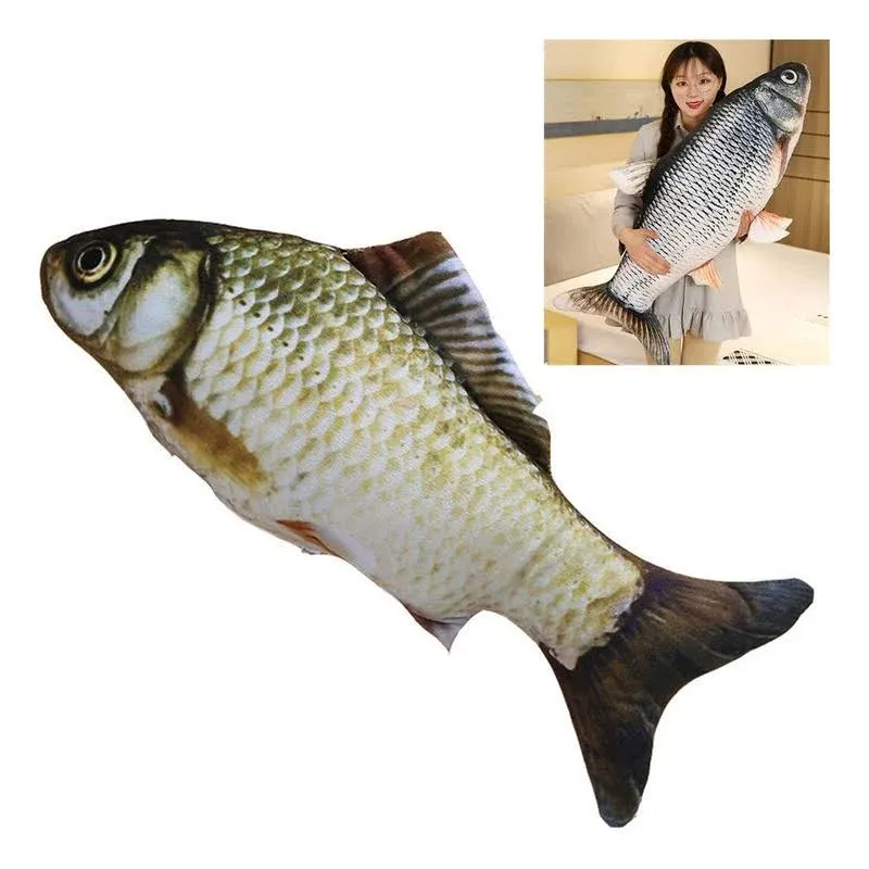 XIYUAN Giant-Simulation Fish Plush Toy/Toy Pillow/Stuffed Animal Toy, Used for Home Decoration Gifts, Toy Pillow (31.5 inches / 80 cm)