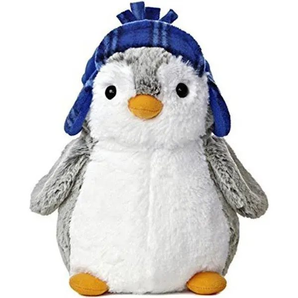  Pompom 9&#034; Penguin Plush from World (Blue Hat) 