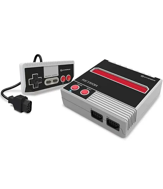 Gray Color Retron 1 Top Load Game Console System for NES Games