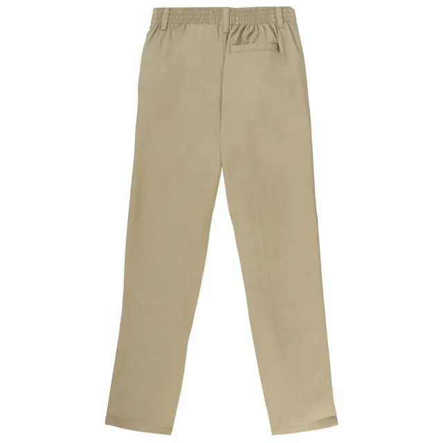 French Toast Big Boys Pull-On Relaxed Fit Pant Beige 18