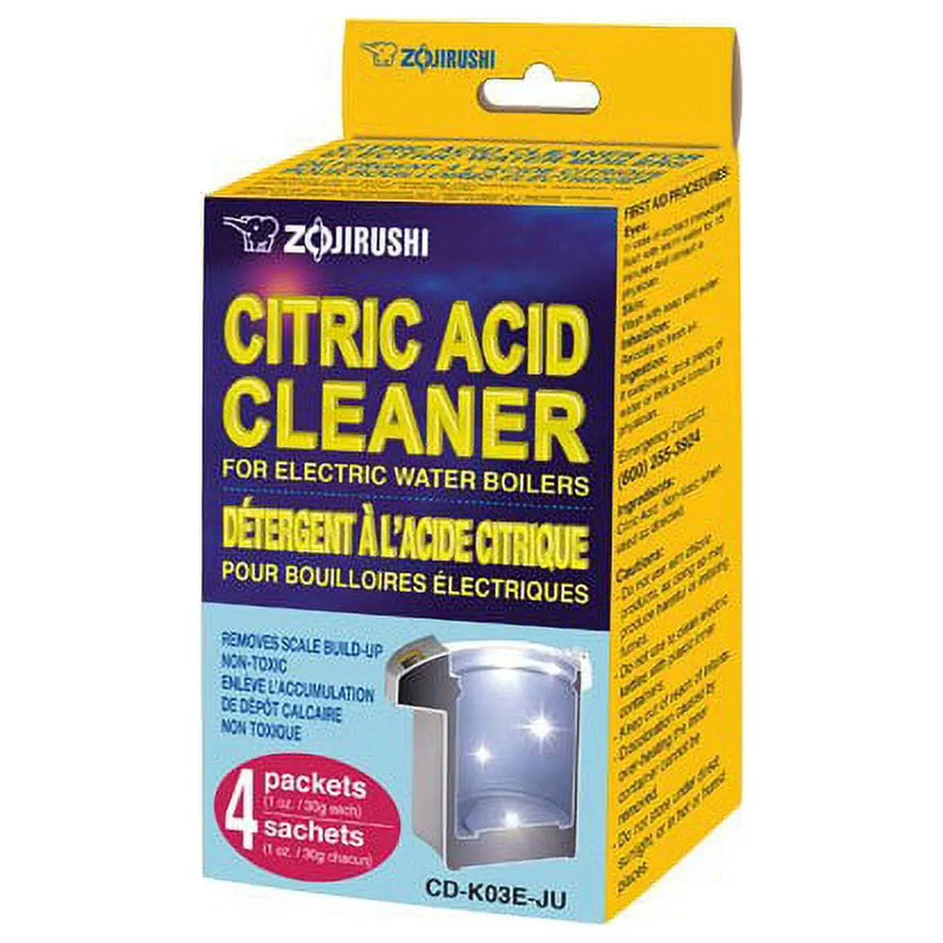 Zojirushi Citric Acid Cleaner for Electric Water Boilers