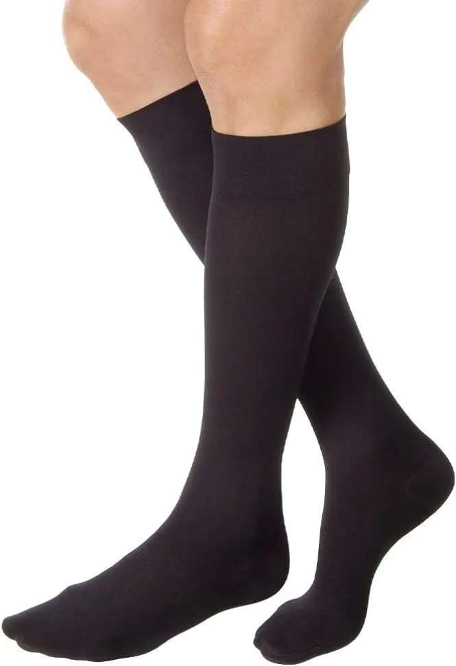 Jobst Relief Compression Knee High, 15-20 mmHg Closed Toe X-Large / Black