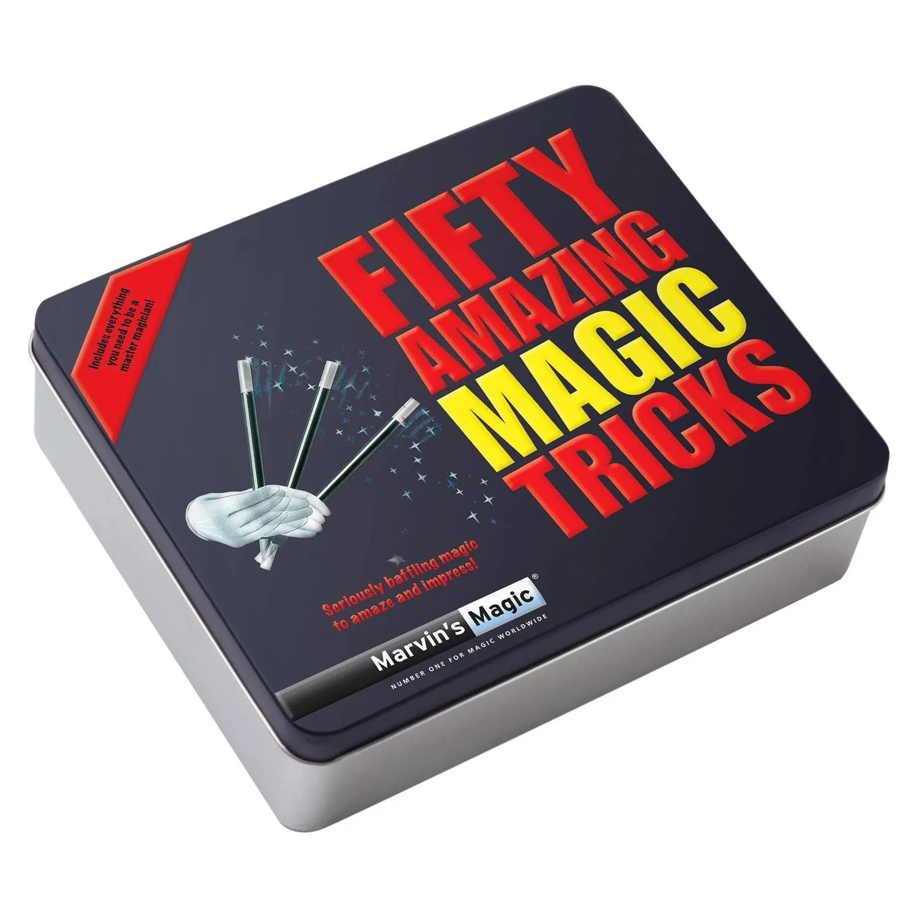 Marvin&#039;s Magic MMT120 Fifty Amazing Magic Tricks Game