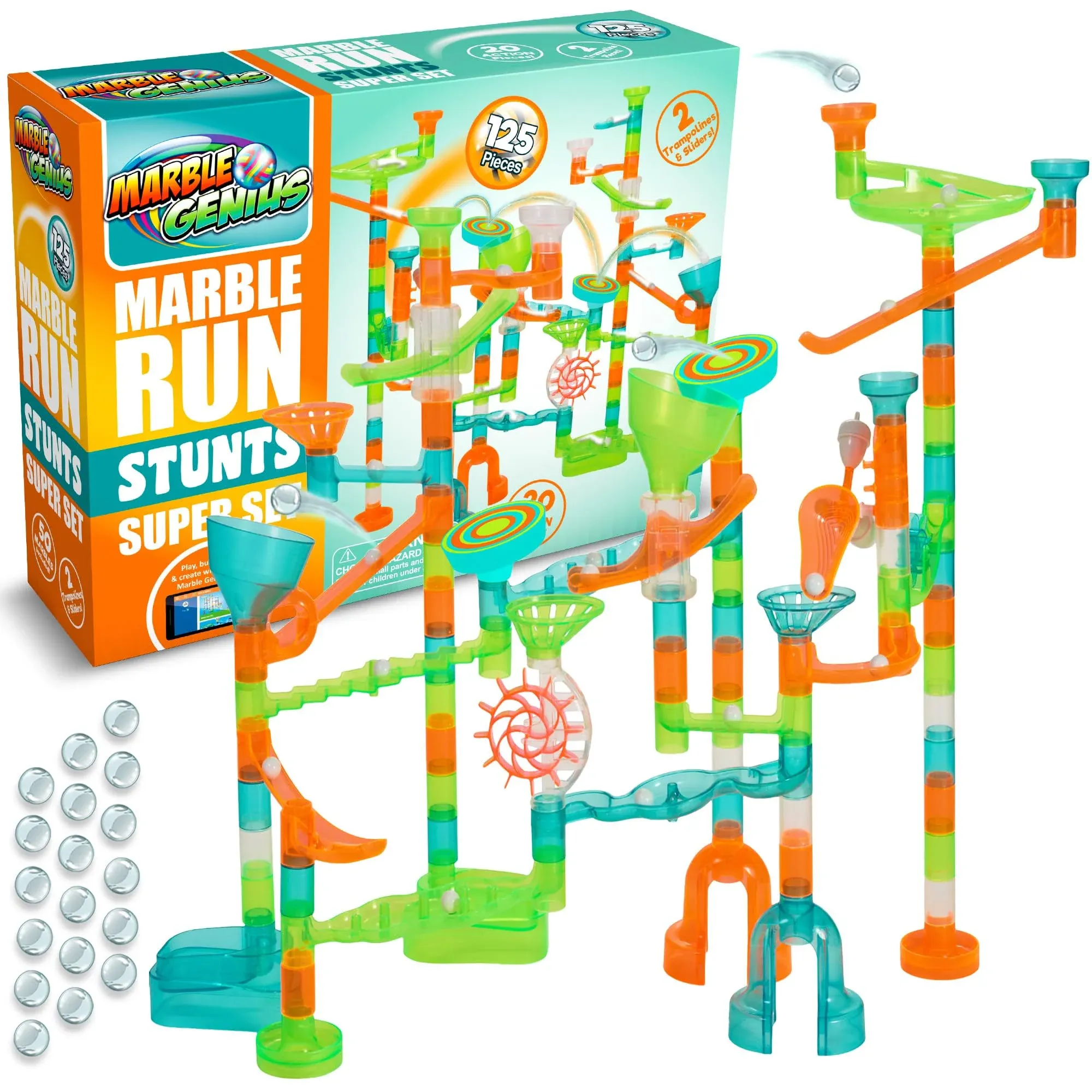 Marble Genius Marble Run Stunts Super Set