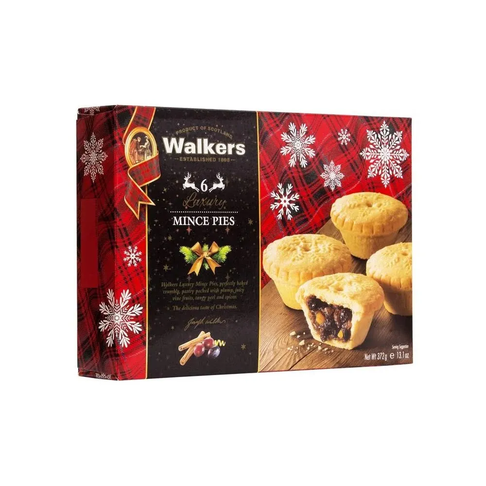 Walkers 6 Luxury Mince Pies 13.1oz