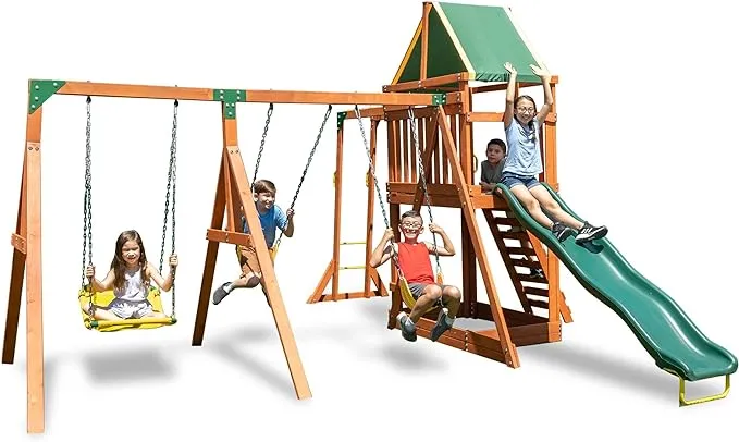 Sportspower Olympia Wood Swing Set