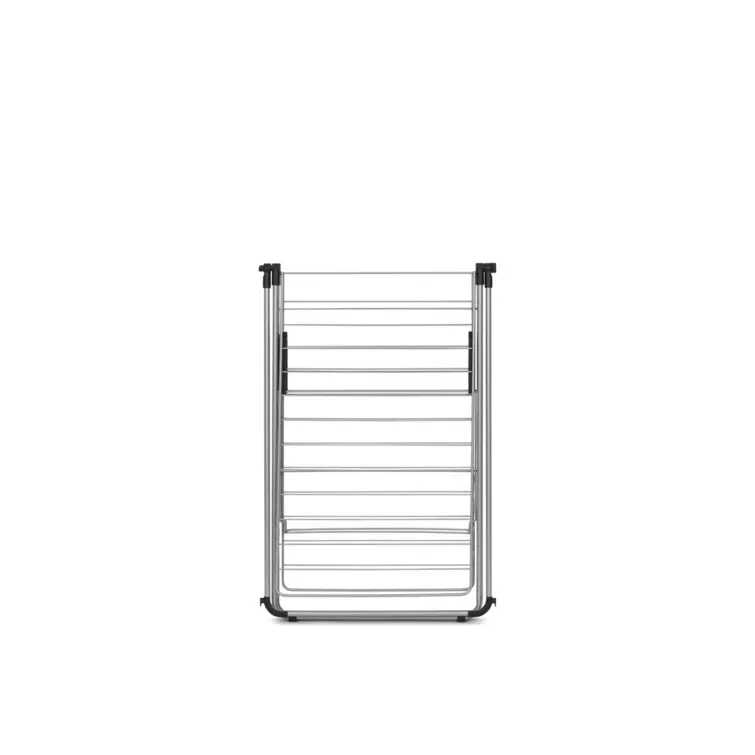 Brabantia HangOn Foldable Clothes Drying Rack with Garment Rail (82 Feet)Brabantia HangOn Foldable Clothes Drying Rack with Garment Rail (82 Feet)