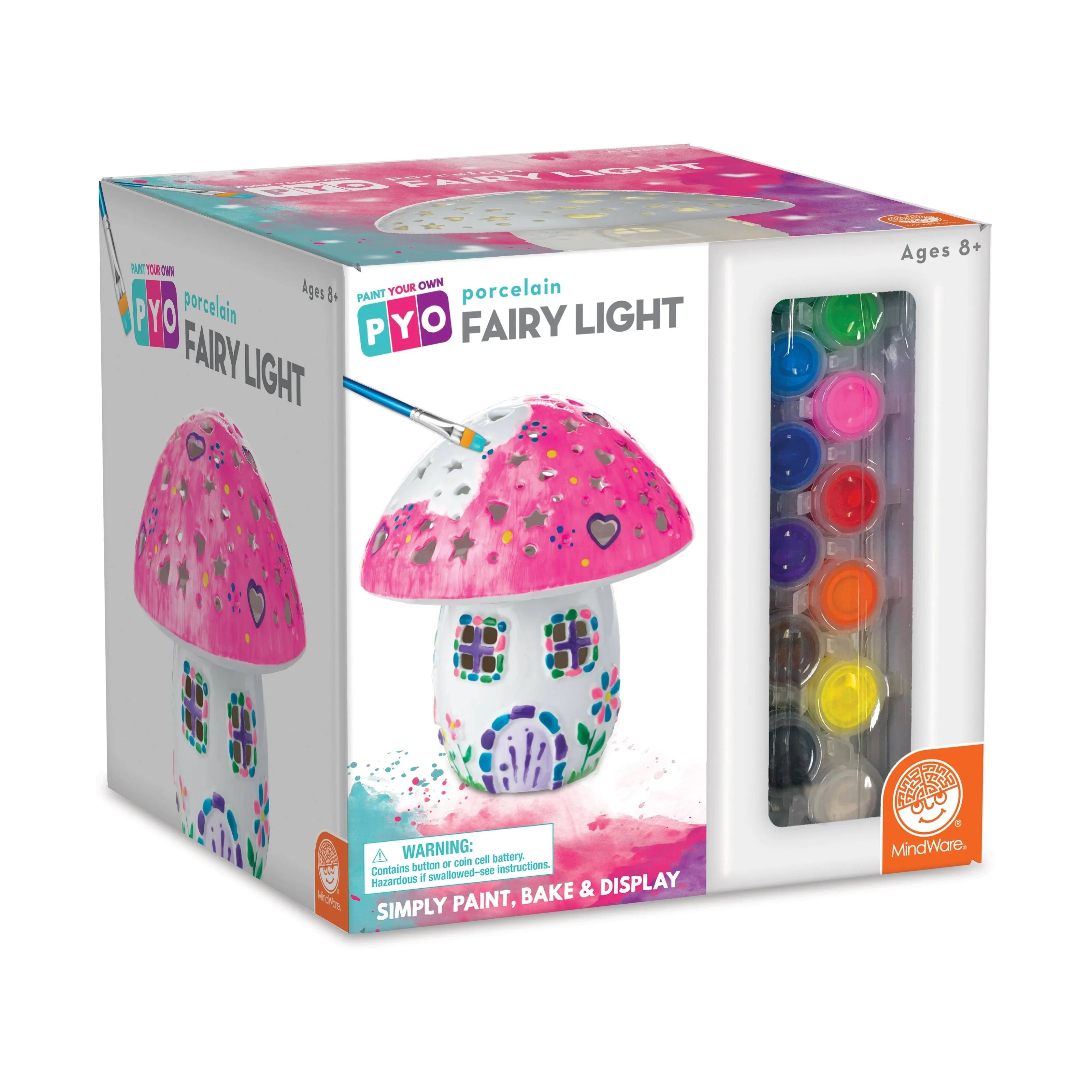 MindWare Paint Your Own Porcelain Fairy Light