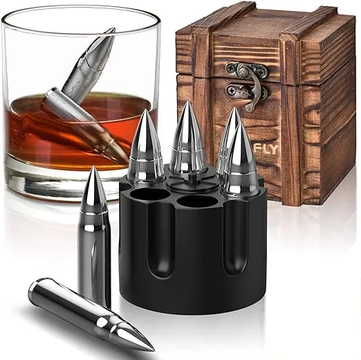 for Men Dad Mothers Fathers Day, Unique Anniversary Birthday Wedding Idea for Him Boyfriend Husband Mom, Whiskey Stones, Presents Cool Gadgets Kitche