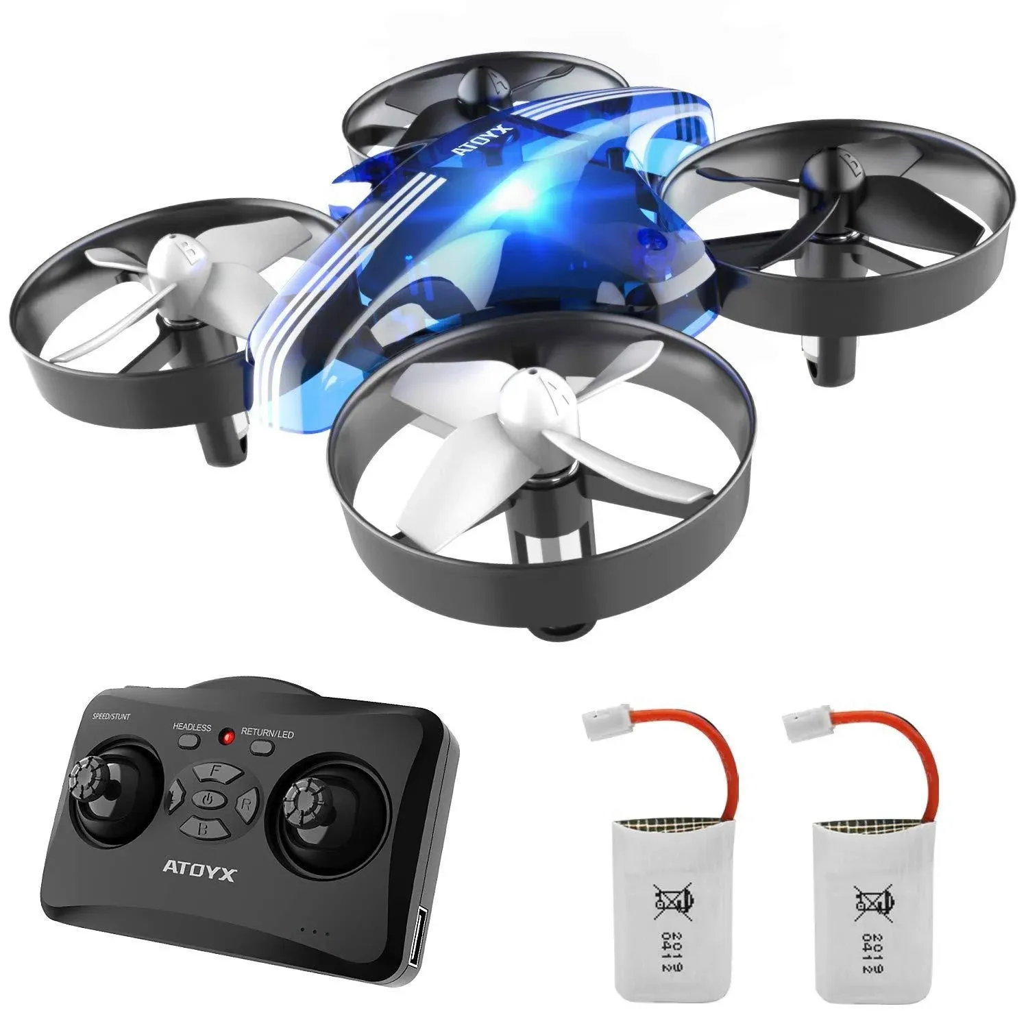 ATOYX Mini Drone for Kids &amp; Beginners, Indoor Portable Hand Operated/Rc Nano Hel