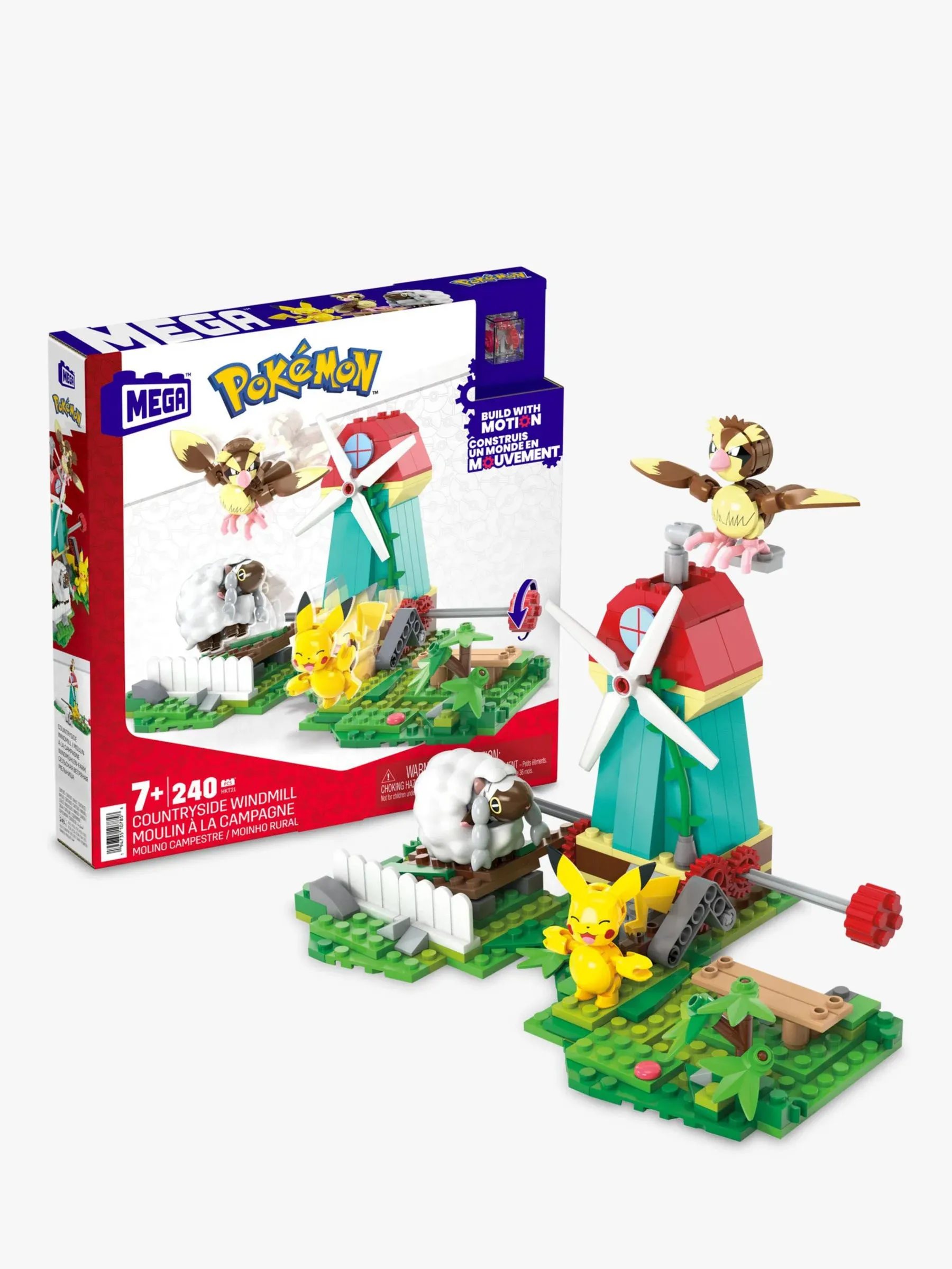 Mattel Mega Bloks Pokemon Windy Town Pack of 6