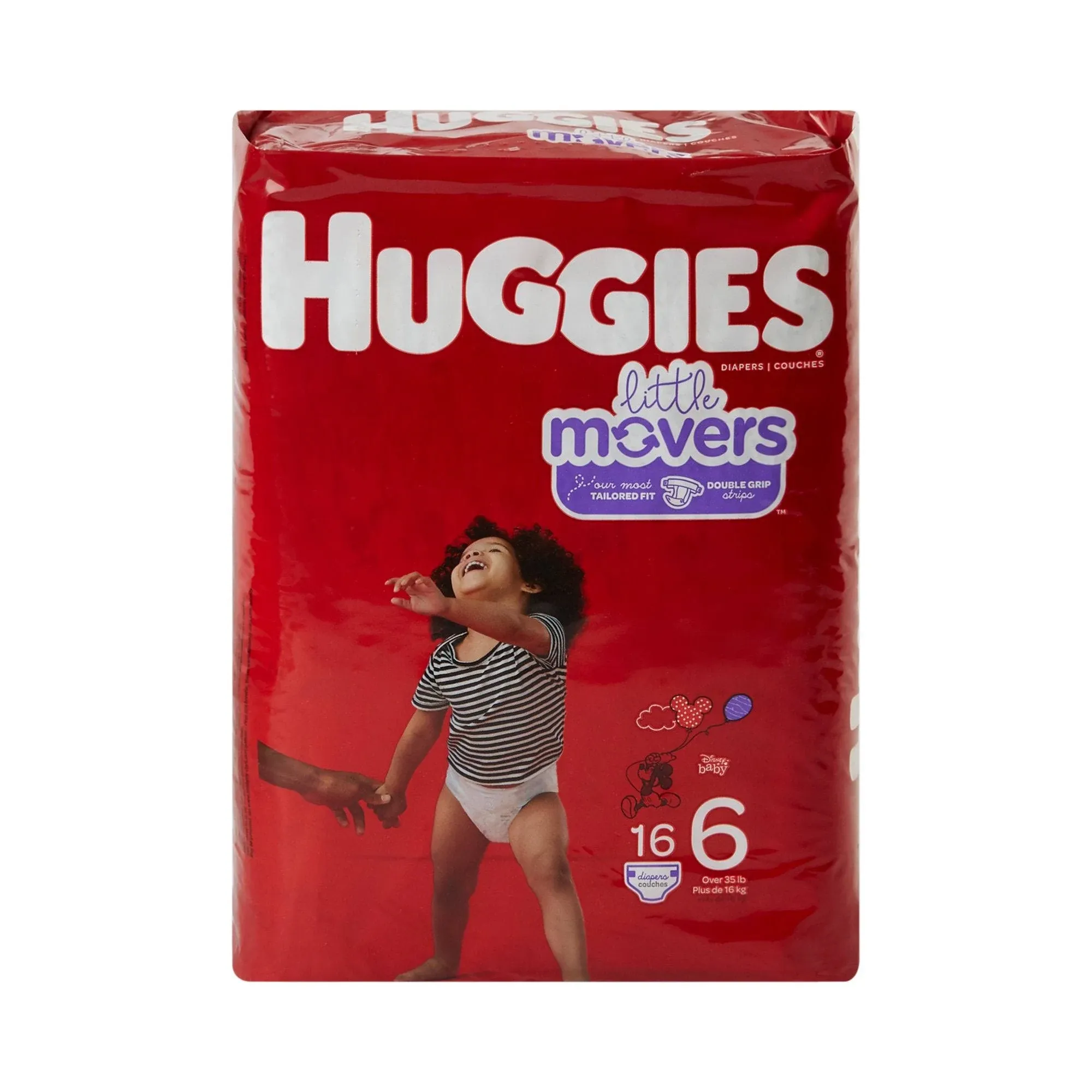 Huggies Little Movers Baby Diapers - Size 6 16 ct