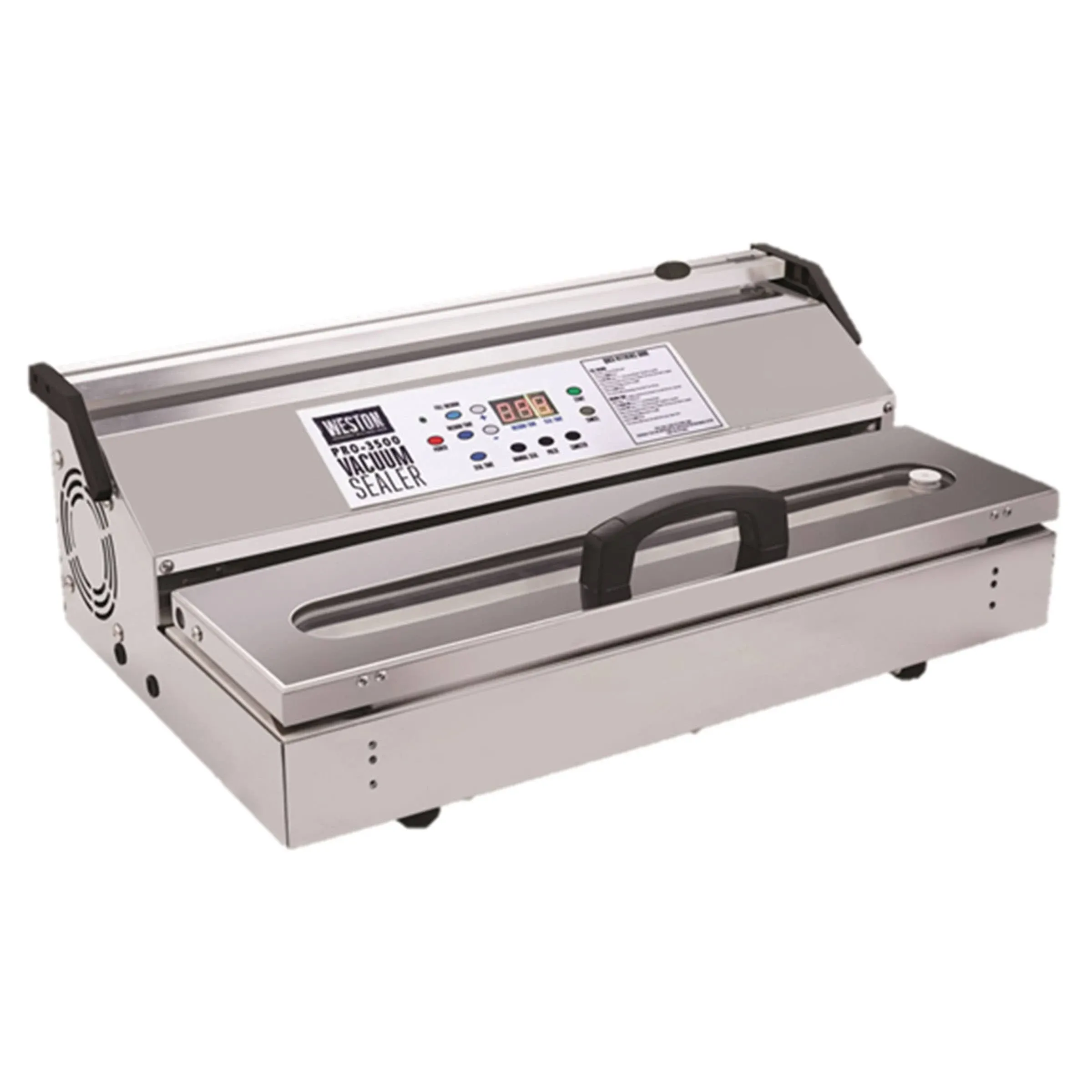 Weston 65-0901-w PRO-3500 Commercial Grade Vacuum Sealer 15" Bar Stainless Steel