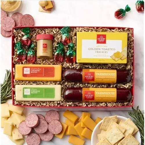 Hickory Farm Hearty Sausage and Cheese Charcuterie Gift Box