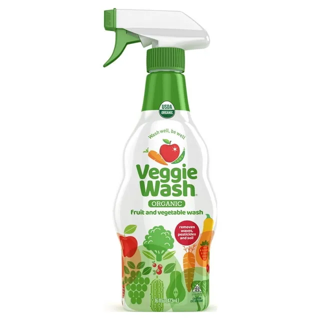 Veggie Wash Fruit and Vegetable Wash, Organic - 16 fl oz