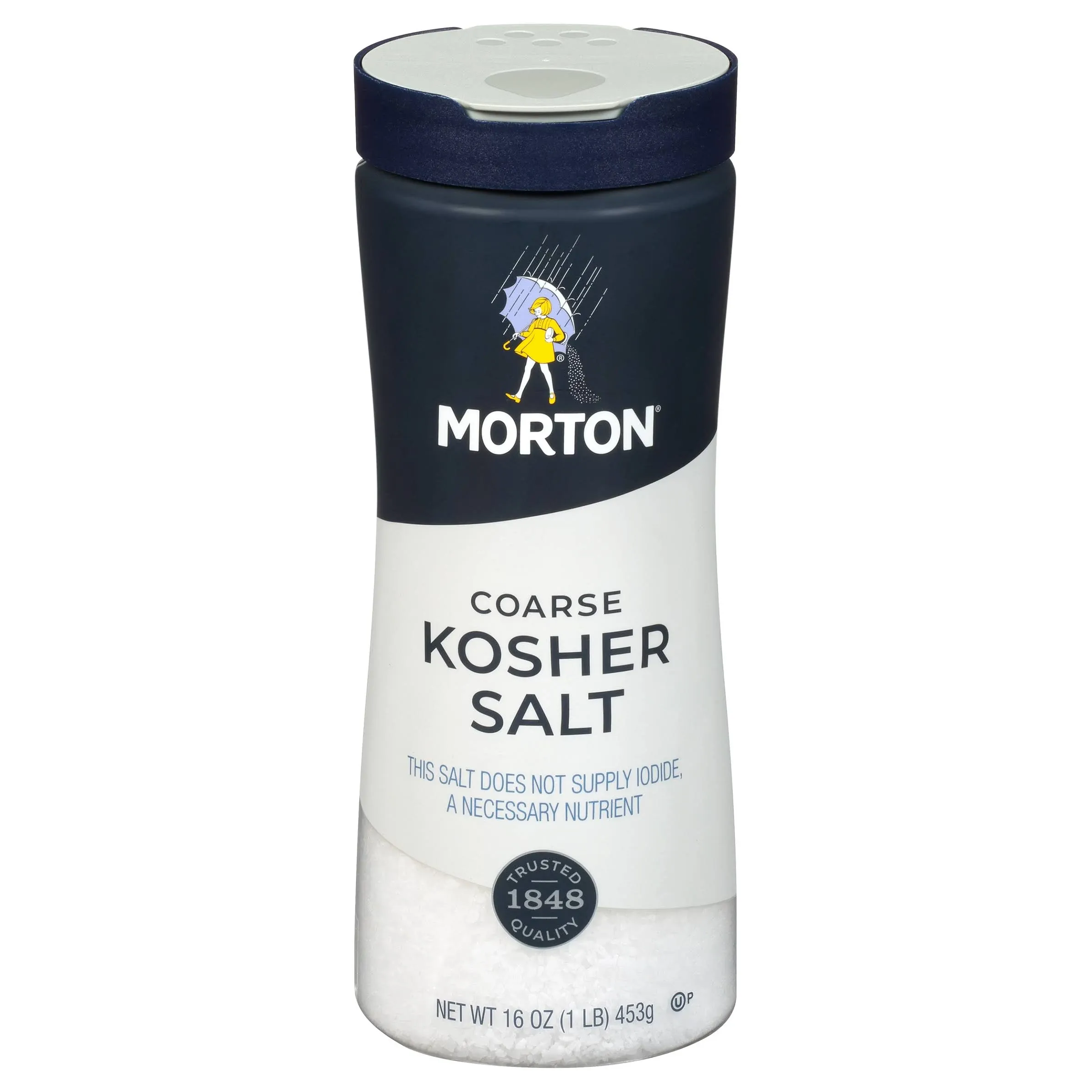 Morton Kosher Salt, Coarse - 16 oz