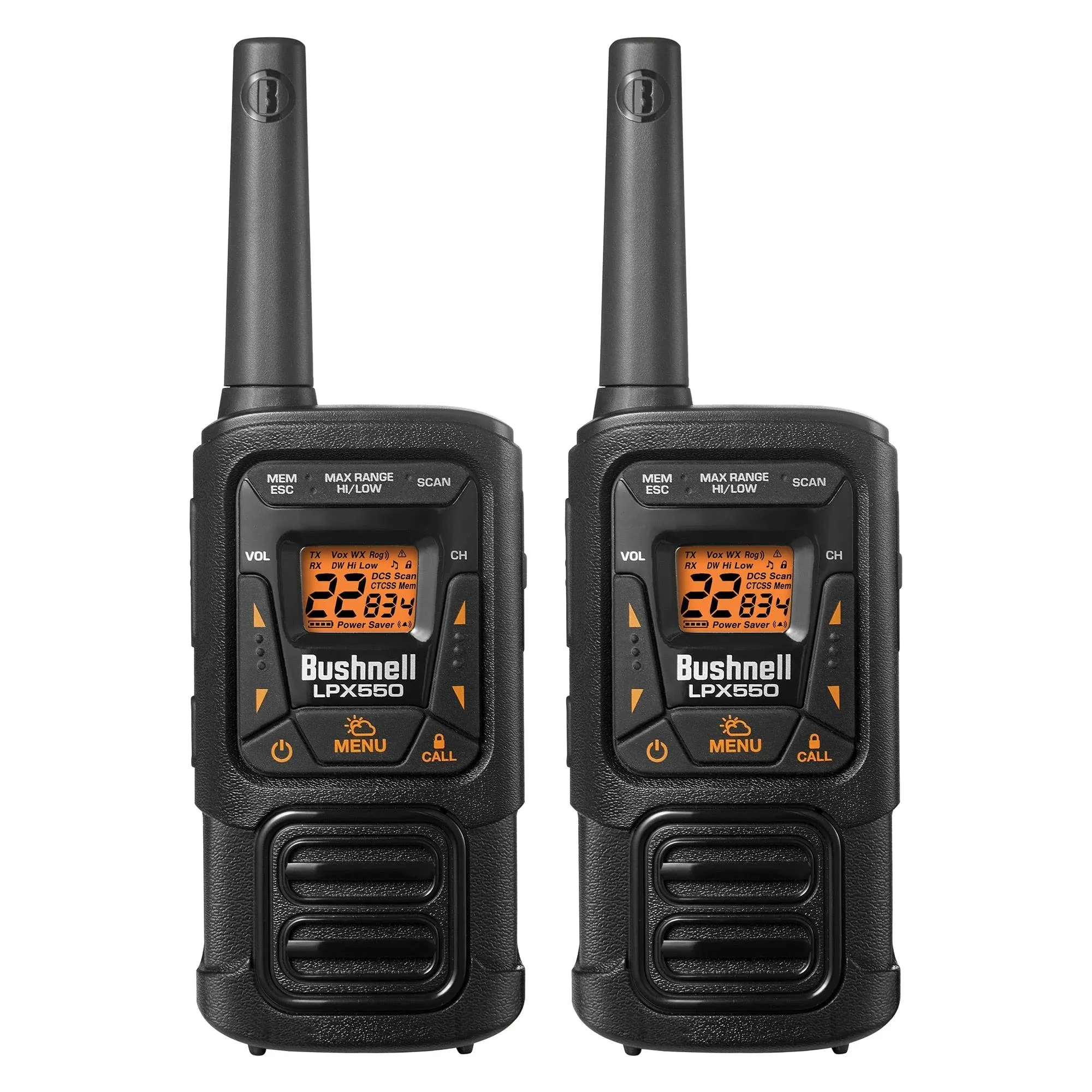 Bushnell Lpx550 Adventure 2-Watt 60-Channel FRS Walkie-Talkie Pair, Bl