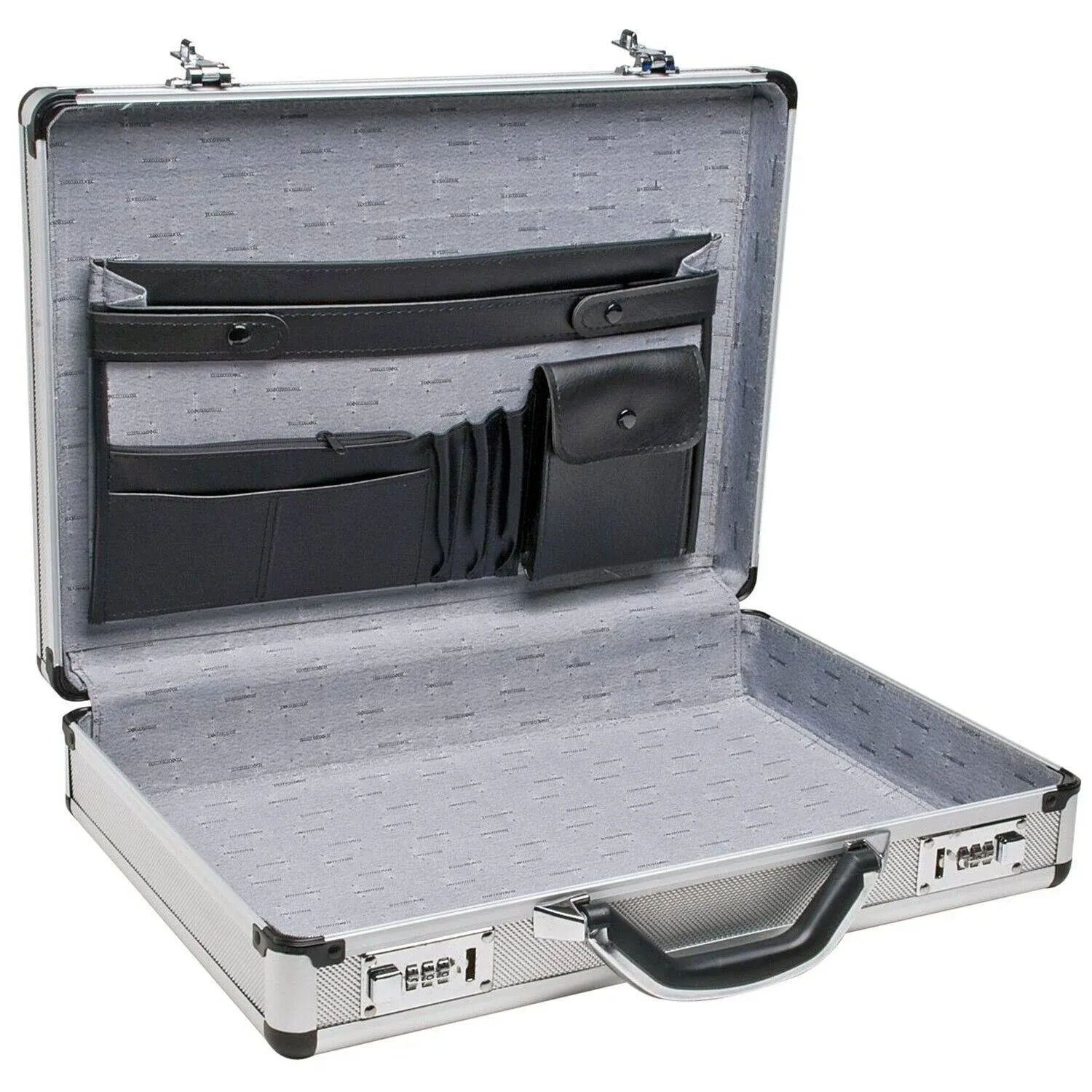 RoadPro SPC-931R Aluminum Briefcase, Silver