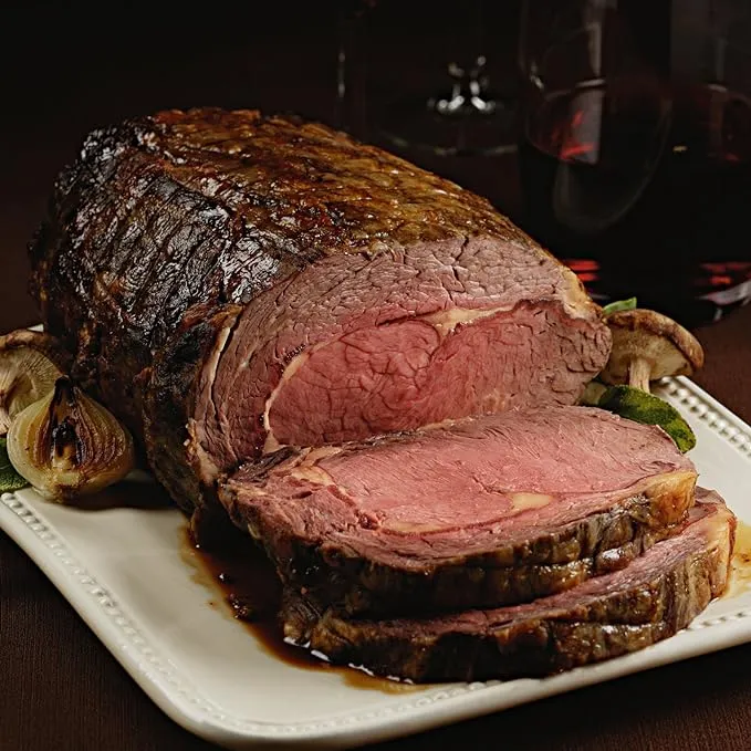 Pre-Seasoned Garlic and Herb Rub Prime Rib Christmas Roast