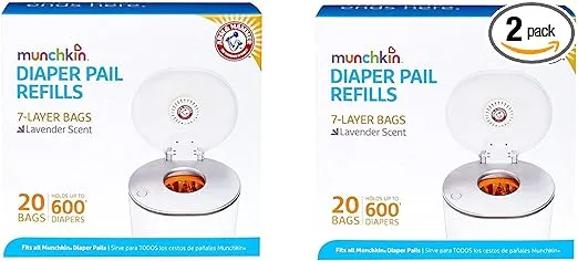 Munchkin Diaper Pail Snap (40 Count)